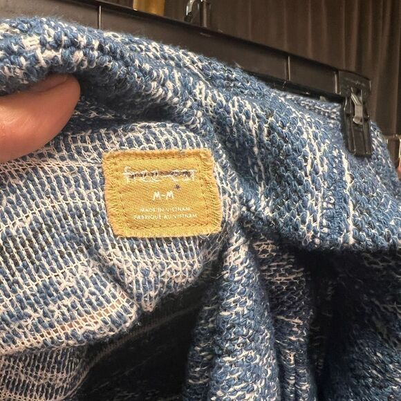 Free People Free-Est Ava Pullover Sailor Blue NWOT - Picture 7 of 8